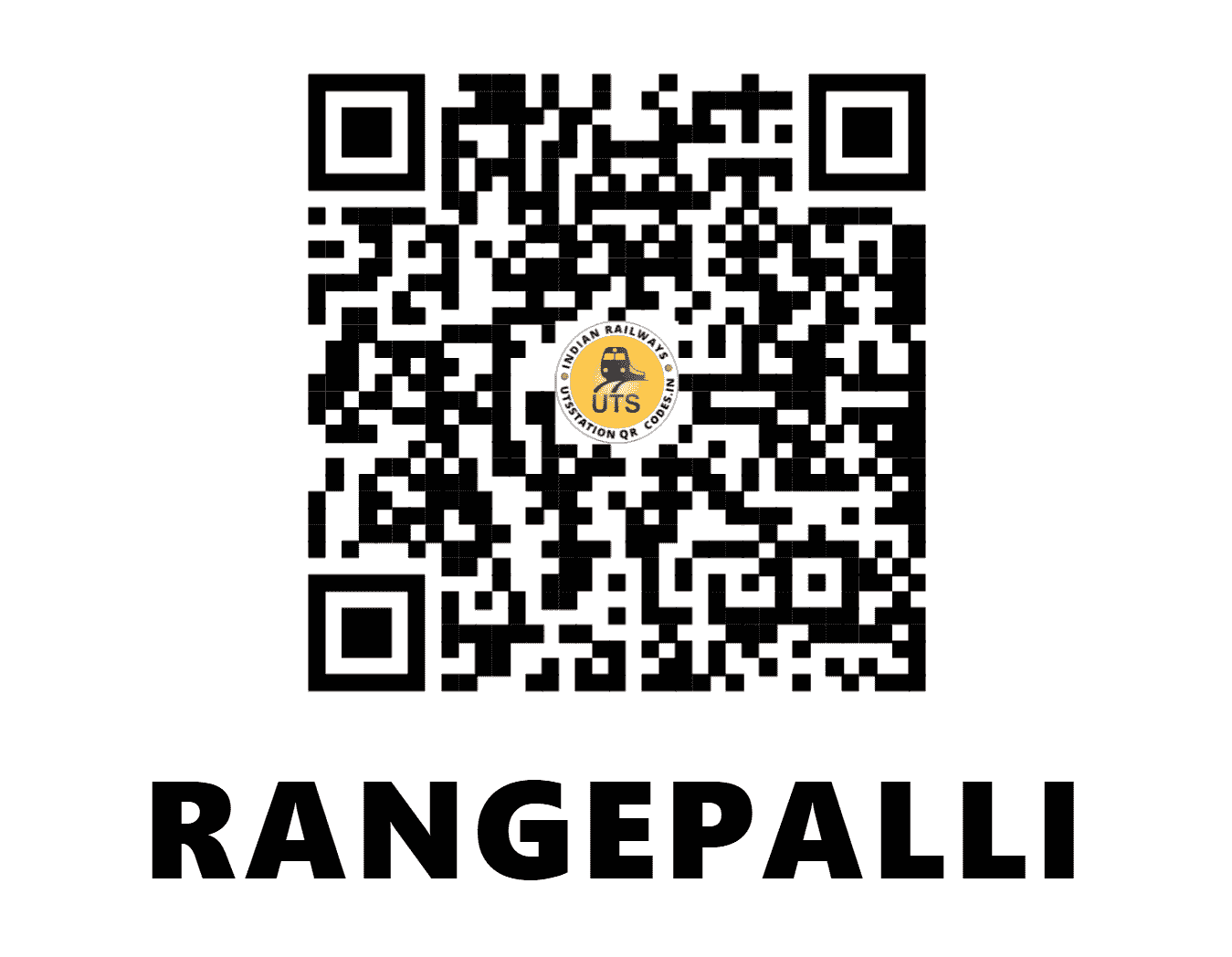 UTS QR Code for RANGEPALLI - REPI (SW - ANDHRA PRADESH)